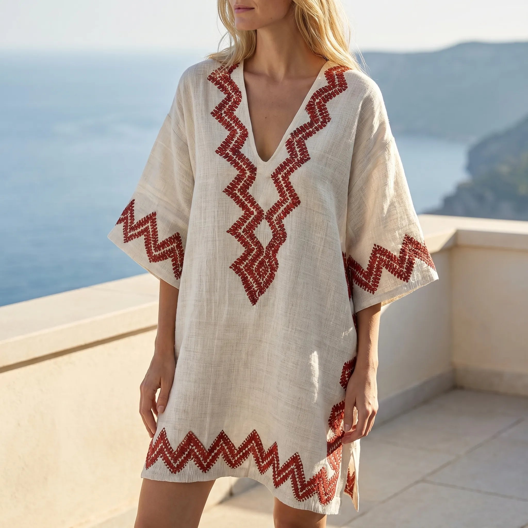 Bohemis - Tunique Kaftan Coupe Ample
