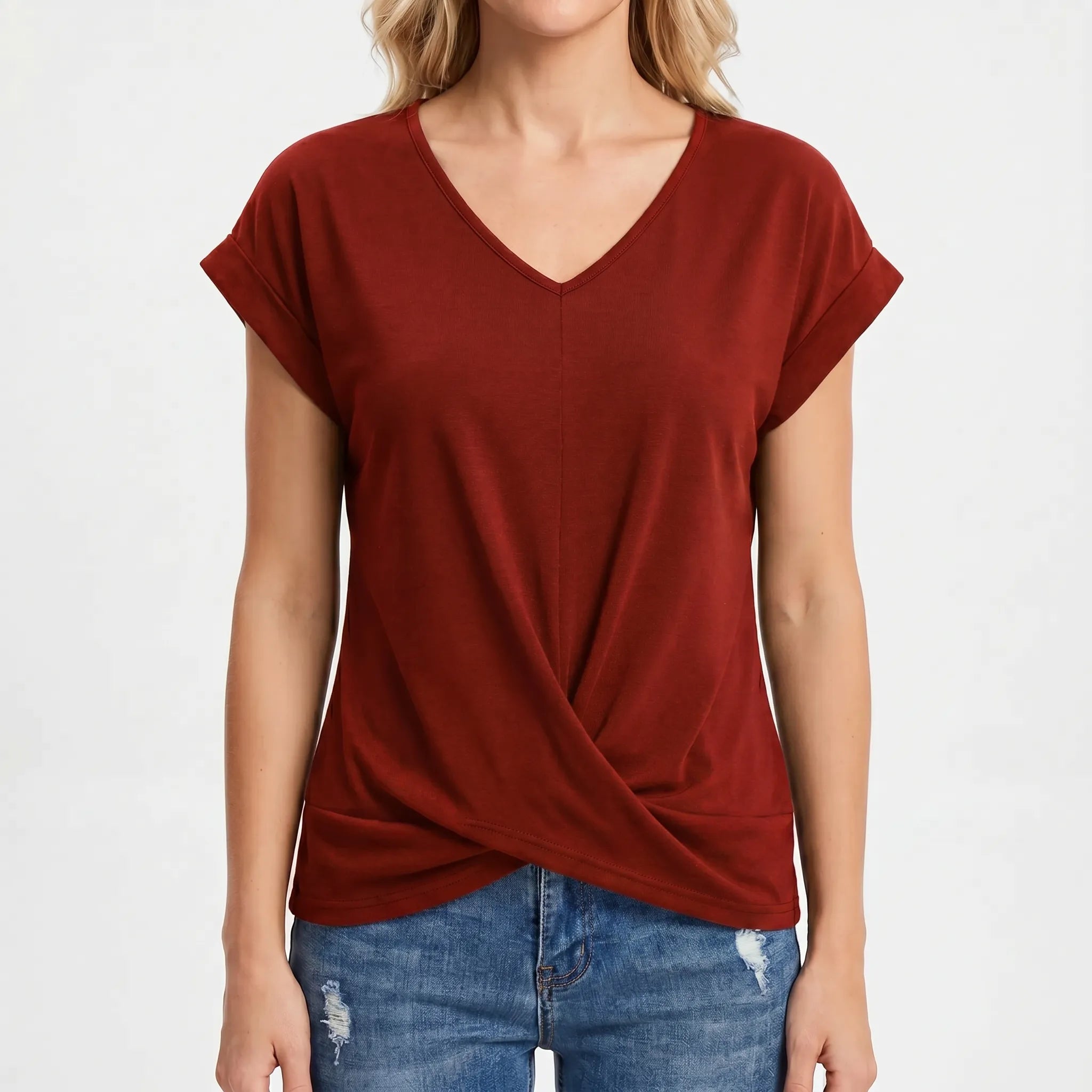 Célura - T-Shirt À Col En V