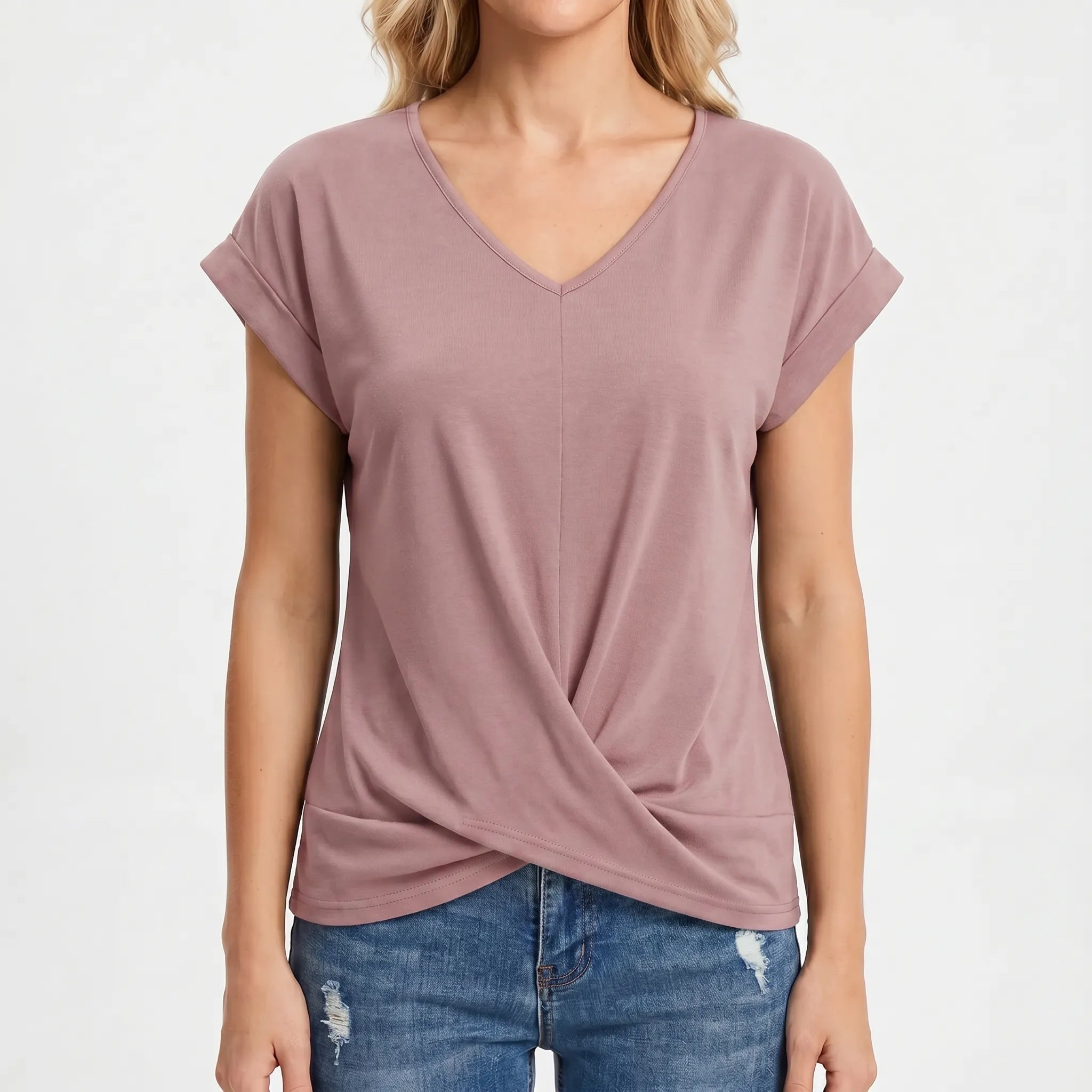 Célura - T-Shirt À Col En V