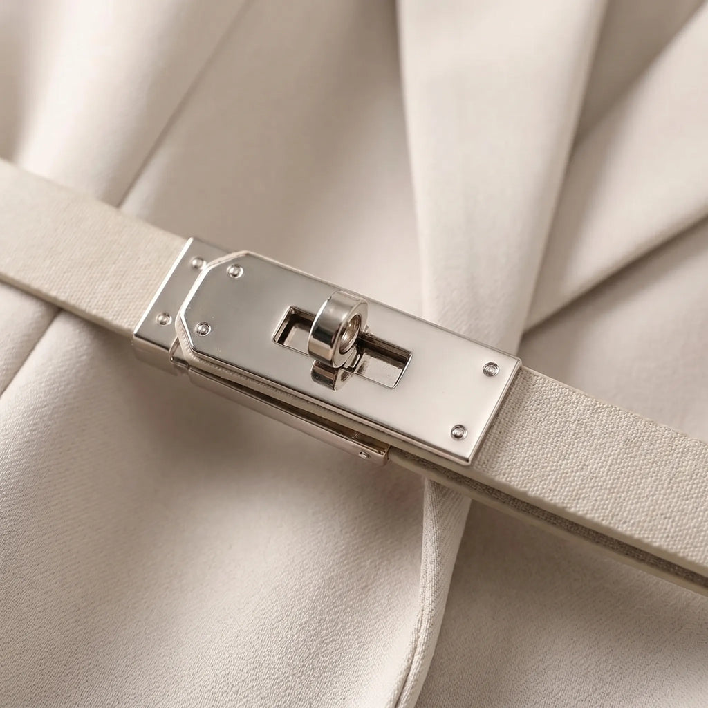 Cintria - Blazer Ajusté Avec Ceinture