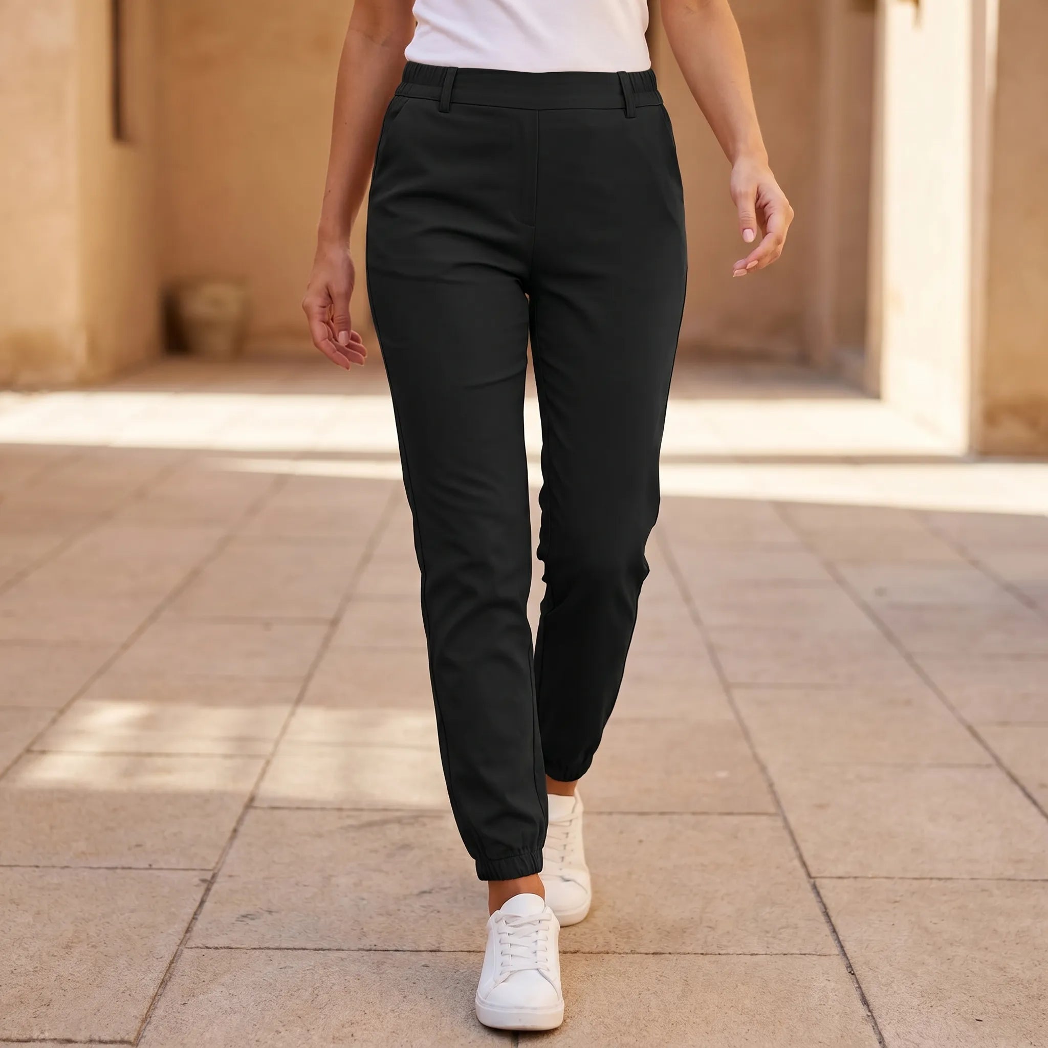 Elasia - Pantalon Chino Décontracté