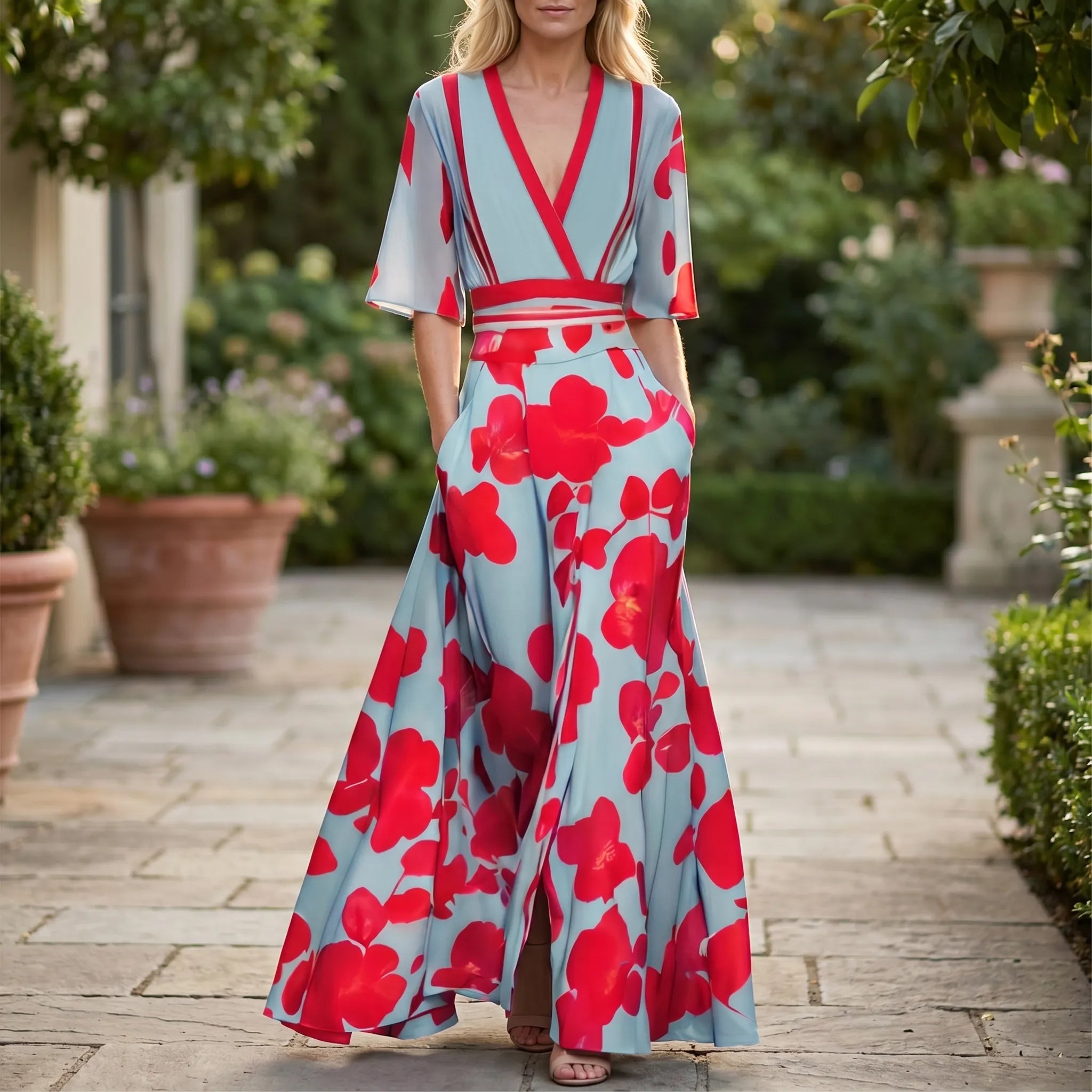 Floravie - Robe Longue Fleurie