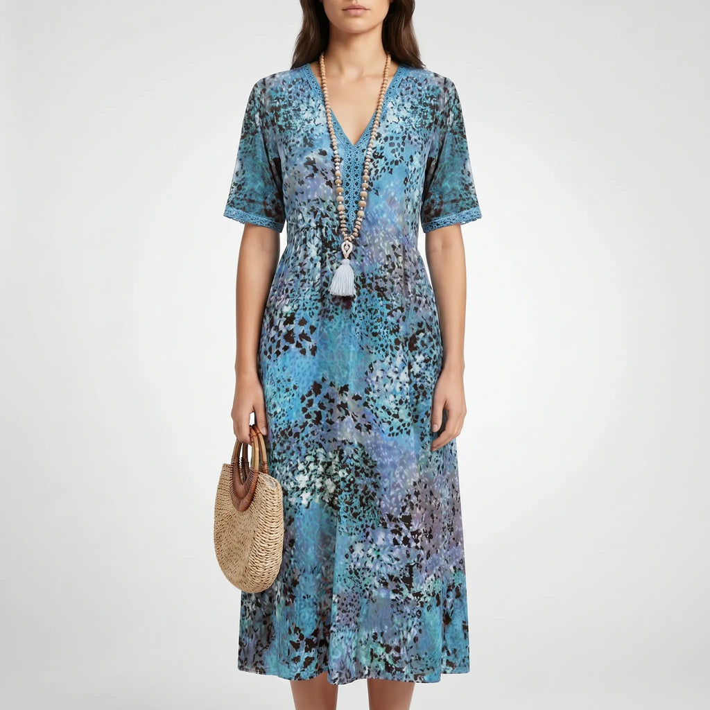 Floriana - Robe D'été Coupe Midi