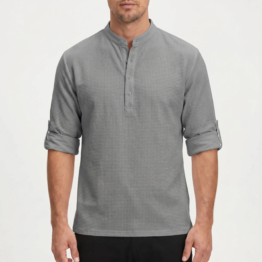 Olaris - Chemise À Col Mao