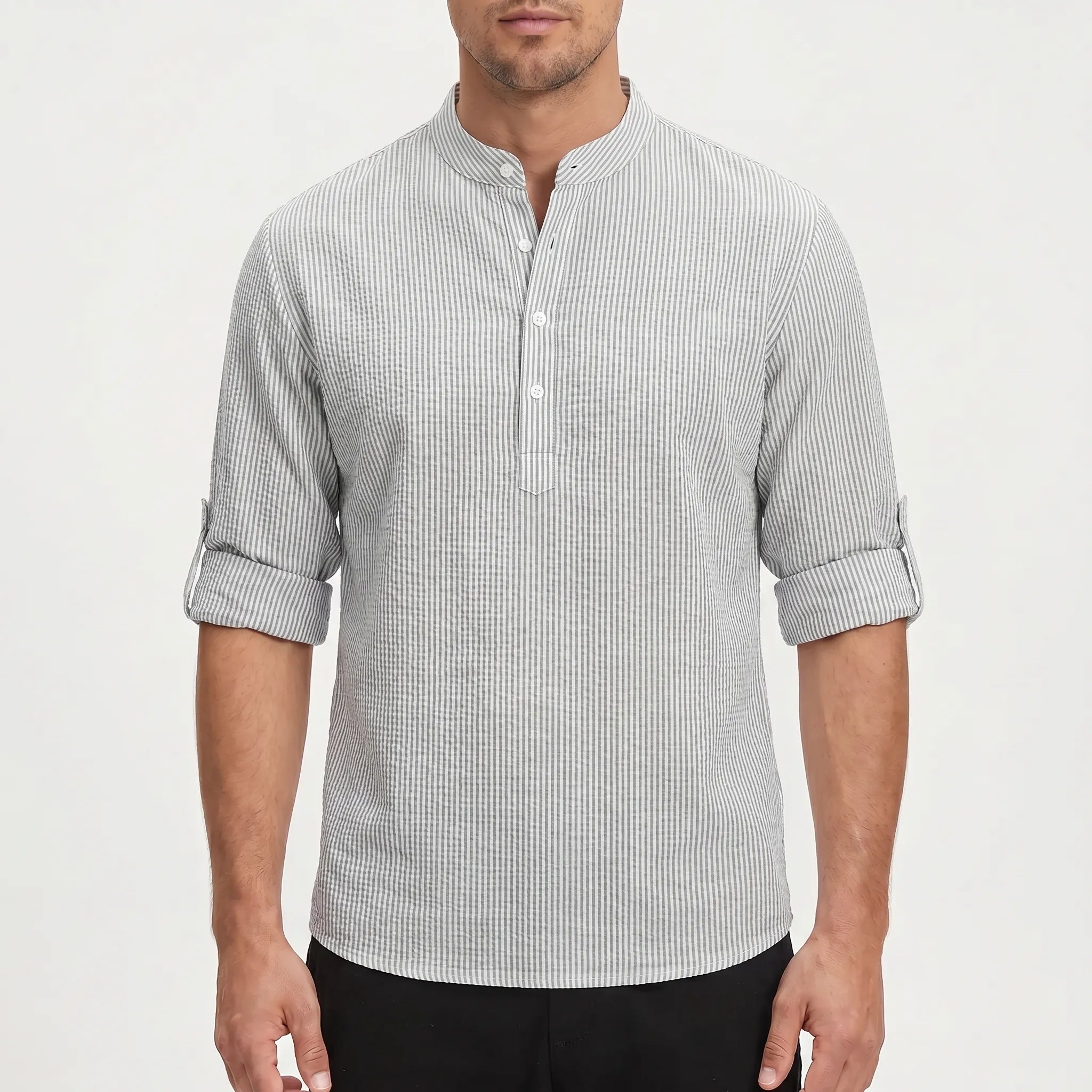 Olaris - Chemise À Col Mao