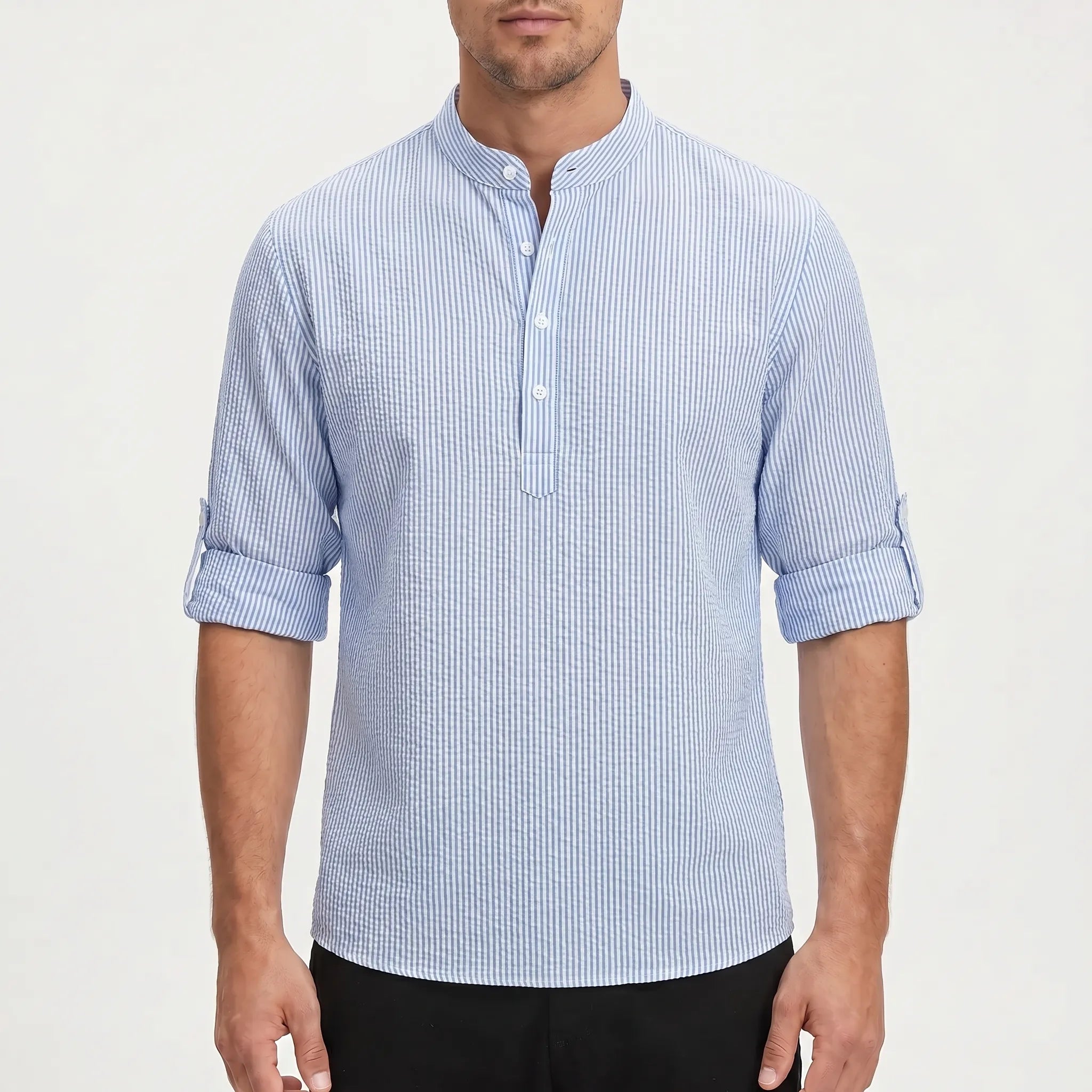 Olaris - Chemise À Col Mao