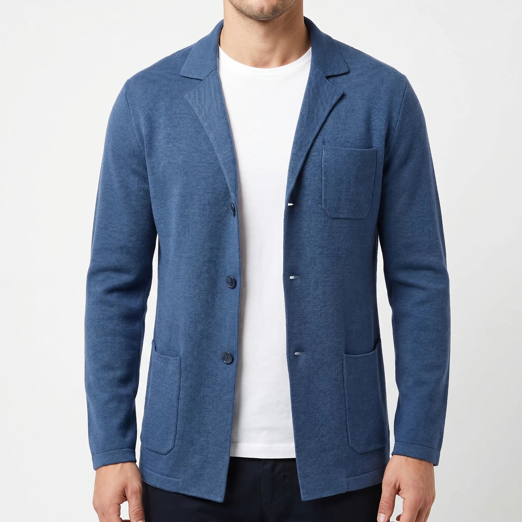 Vaelis - Blazer En Tricot Pour Homme