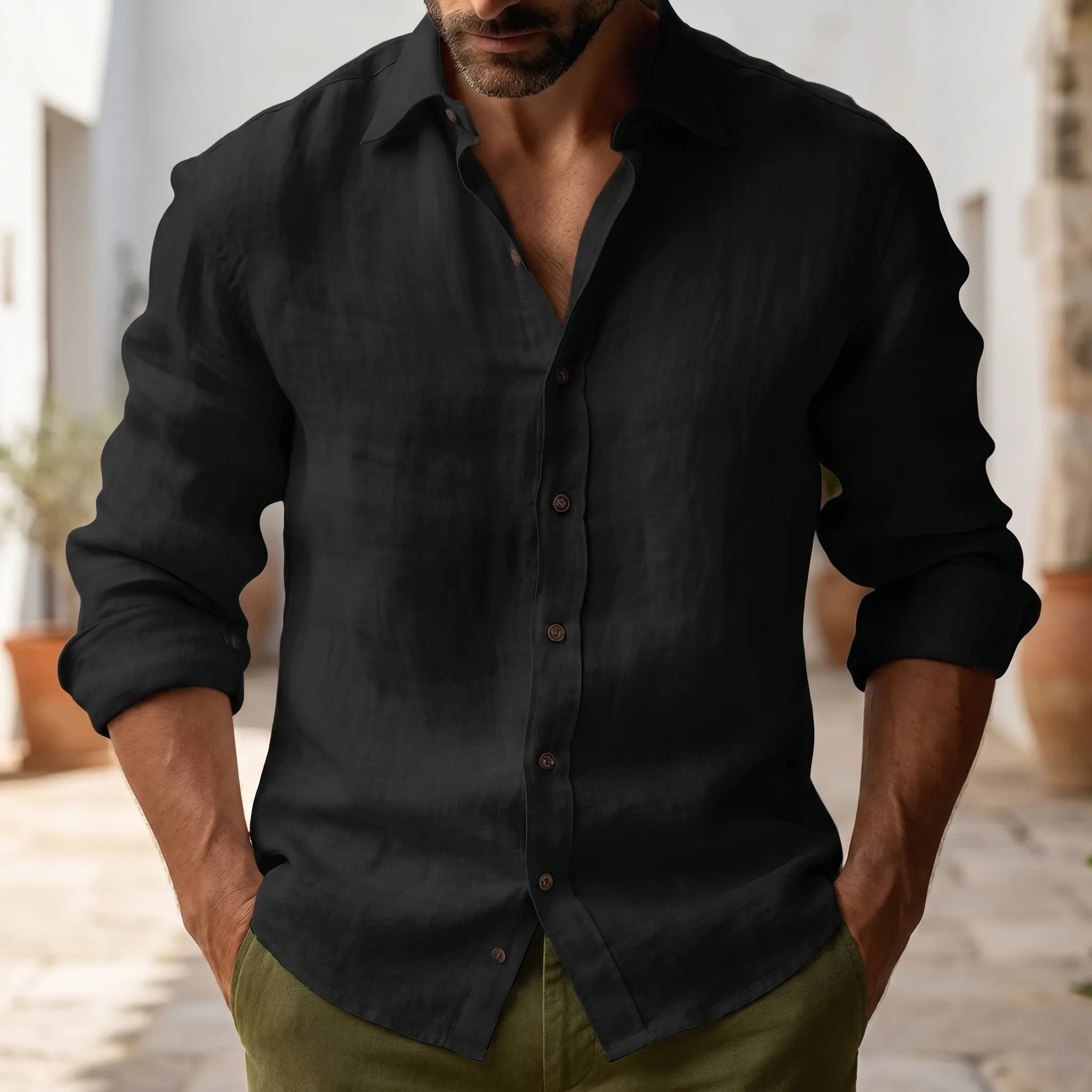 Ventalis - Chemise Boutonnée À Manches Longues