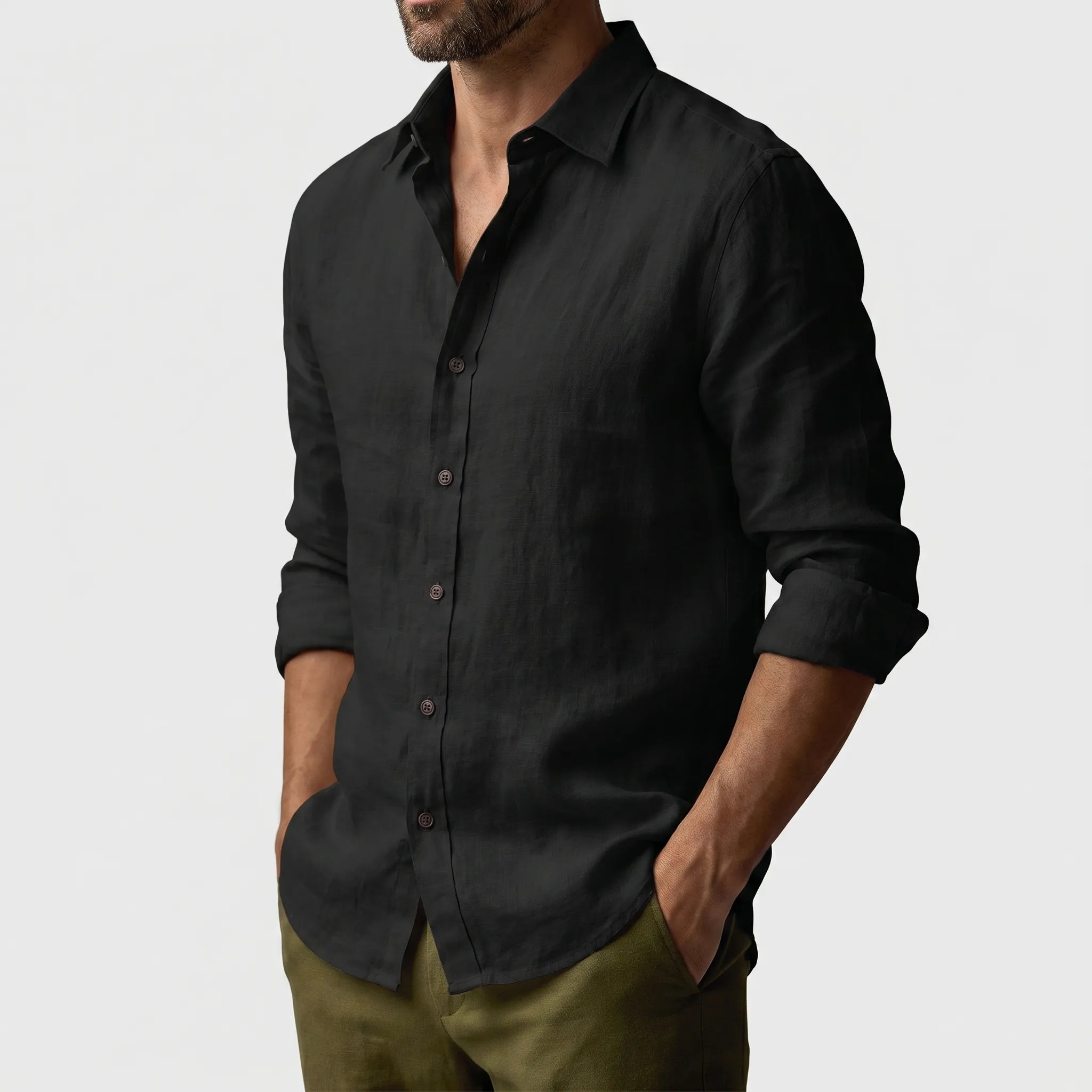 Ventalis - Chemise Boutonnée À Manches Longues