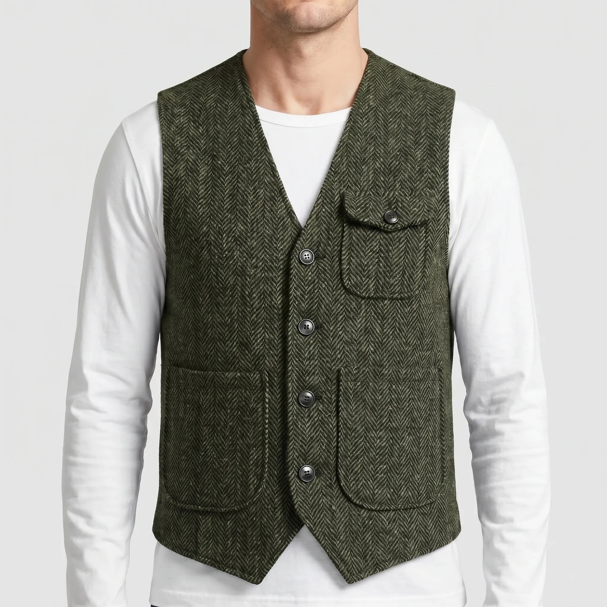 Vestimio - Gilet De Costume Sans Manches