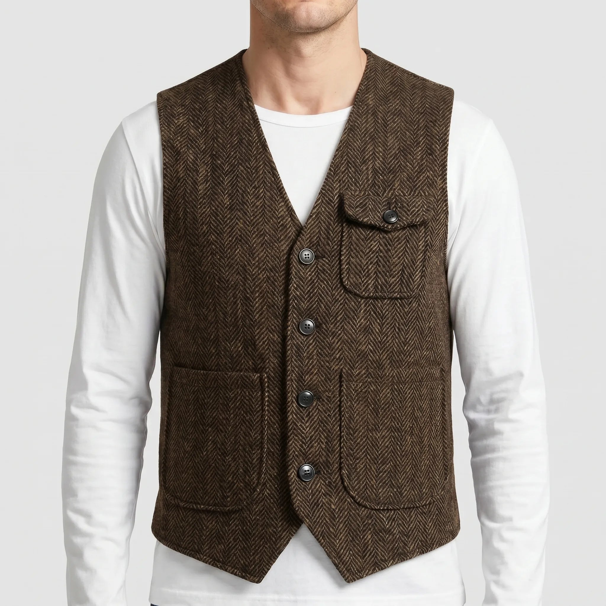 Vestimio - Gilet De Costume Sans Manches