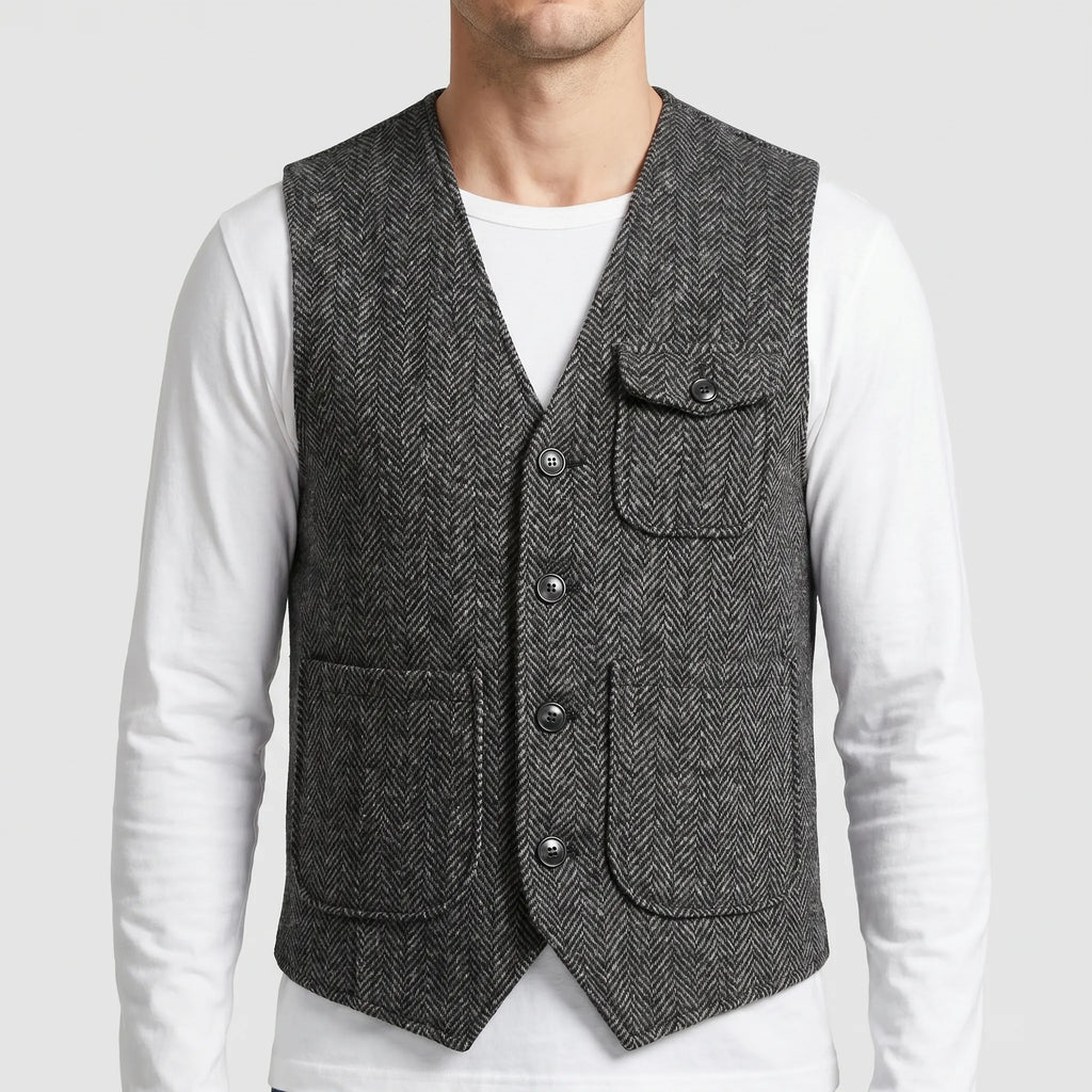 Vestimio - Gilet De Costume Sans Manches