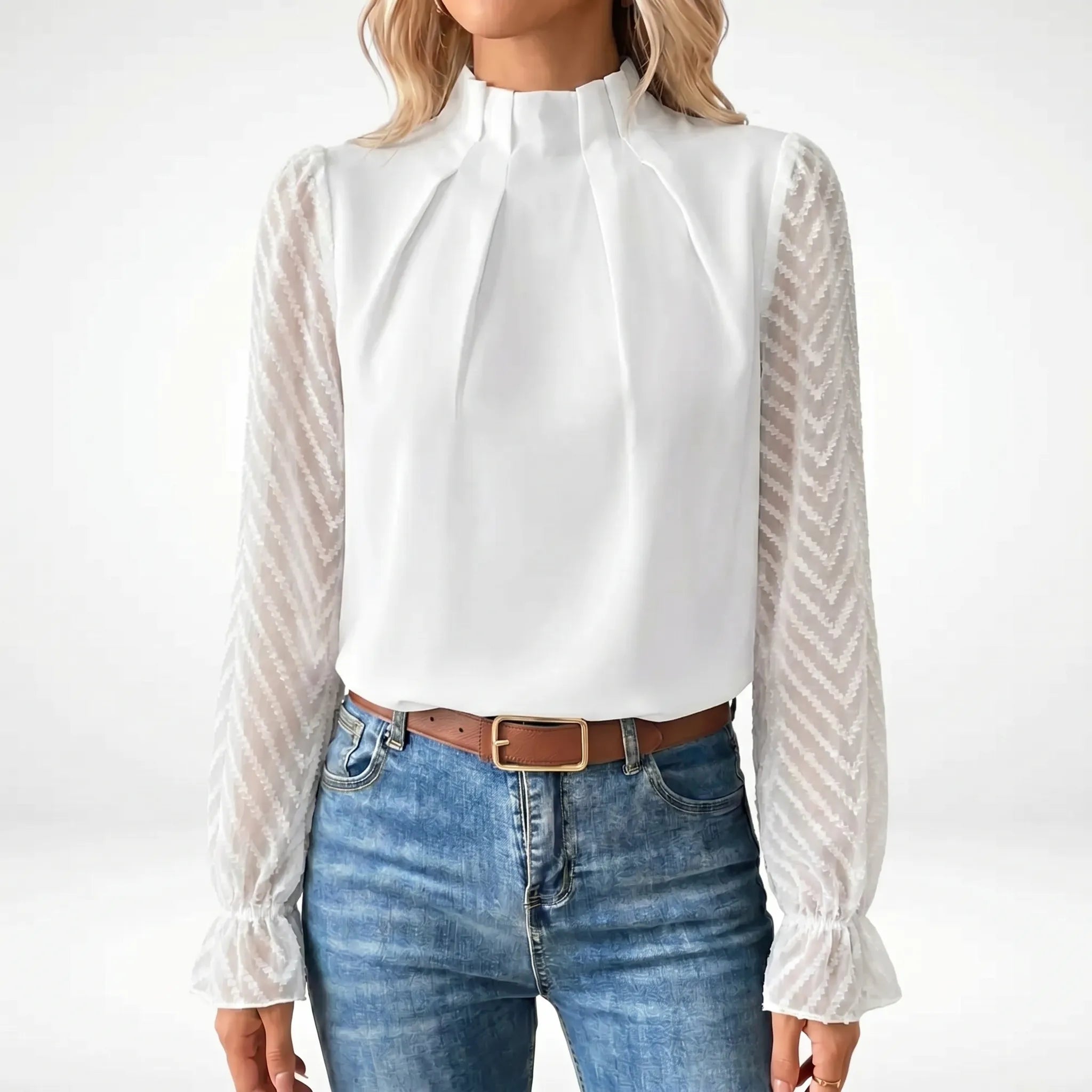 Voilura - Blouse Fluide À Manches Longues
